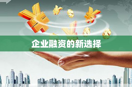 鄄城企业融资的新选择