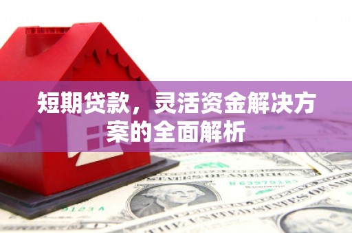 鄄城短期贷款，灵活资金解决方案的全面解析