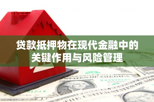 鄄城贷款抵押物在现代金融中的关键作用与风险管理